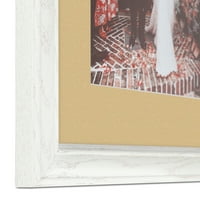 ArttoFrames Matted Frame sa slikama s jednim prostirkom Otvorite se u 1. OFF White Wash na pepelu i