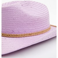 Idyllwind ženska pionirska lana prirodna zapadna slamna šešir lavanda - podstaknula Miranda Lambert