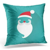 Hat Božić Retro Santa u maski jastuk za pokrov jastuk za jastuk