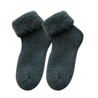 Ženske čarape za gležnjeve, unise modni zadebljanje Srednje cijev čarape Snežne čarape Čarape Čarape