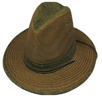 Henschel Aussie Breezer original izrađen u SAD pamučnom mrežnom šeširu iz Miami Hat Shop, UPF50 +, pakirani