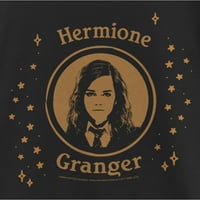 Djevojka Harry Potter Hermiona Granger Logo Grafički tee crni medij