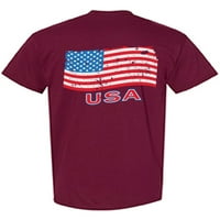 Awkward Styles Memorial Day Pro Amerika Majica za muškarce Stripes and Stars American Flag Slatka Muškarci