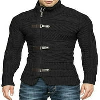 Avamo muški pulover Duks dugih rukava od pune boje Jumper vrhovi Men Ležerne prilike Pletene džempere