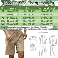 Muško ljetno casual solidne kratke hlače kratkotrajne pantne džepove kratka moda kratka