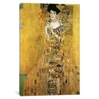 Icancas portret Adele Bloch-Bauer I Galerija zamotana platna Art Print od Gustav Klimt