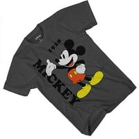 Disney Muss Mickey Mouse Mouse košulja mikseke Mouse - Mickey Graphic majica Drveni ugljen Heather,