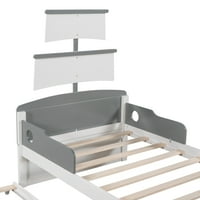 3 komada spavaće sobe, krevet na dvostruku platformu u obliku ploče, drvena platforma krevet sa dvostrukim