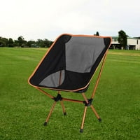 Sklopivi prenosni kamp plaže za piknik Seat Mini stolica za vanjsku naranču, 53x36x