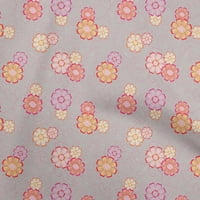 Onuone pamučni dres Dusty ruže tkanini cvjetni obrtni projekti Dekor tkanina Štampano od dvorišta široko