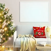 Mišuowi božićni ukrasi Božićni jastuk Korištenje za kućni cristmas poklon jastučnicu za kauč za kauč Xmas ukrasi pokriva snježna pahuljica