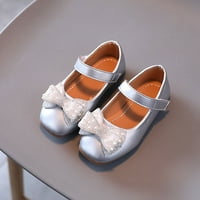 Eczipvz Toddler Cipele Ljeto i jesenske modne djevojke Ležerne cipele Luk Biseri ravna dna haljina cipele