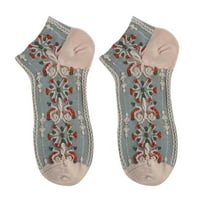 Puuawkoer Womens Retro Forens Stereoskopske čarape Čarape Svestruke čarape za čamce Ženske kratke čarape
