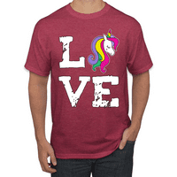 Love Unicorn Slatka Rainbow LGBT grafička majica