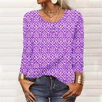 Pad džempera za žene predimenzionirani džemperi za žene nove tipke prema dolje, majica s dugim rukavima
