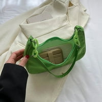 Alloet Ženska lančana torbica Moda Top ručke torbe s kvačilom žene Hobos torbe