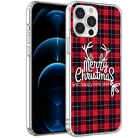 Crveni božićni jelen Santa Claus Telefon Kućišta Xmas za iPhone 6s Plus 5s SE XS MA XS XR Coque Fundas