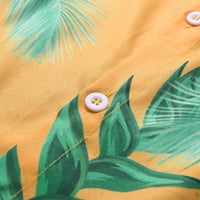 Košulje za muškarce Modna proljetna ljetna casual plaža tiskana patchwork majica kratkih rukava