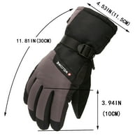Wmkox8Yi Skijaške rukavice za muškarce Zimske tople rukavice Snijeg vjetrootporni rukavi na otvorenom