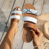 Sandale za žene stanovi za ženske papuče na plaži Ljeto ravna platforma luk potpora ortopedske cipele