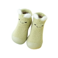 HGW Winter Boots dječake Djevojke životinjske crtane čarape cipele Toddler Toplice čarape s kopčom ne
