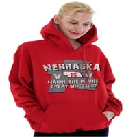 Funny Nebraska Cornhusker Lokalni poklon Hoodie dukserirt Žene Muškarci Brisco Marke 5x