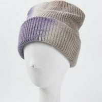 Gradient Beanie Hat Winter Tie-Dye Pleteni šešir za muškarce i žene za idealnu zimu