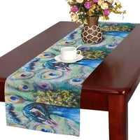 Portret paunog slikarskog stola za stol za trkač Početna Dekor za ukrašavanje svadbenog banketa
