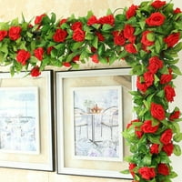 8ft umjetna ruža vijećnica svilene cvijeće vinove ivy vjenčane vrtne gudačke dekore