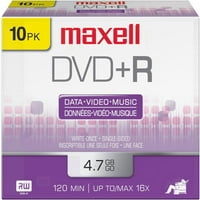 Maxell DVD + R disk