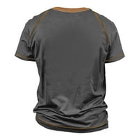 Košulje za muškarce stabilna odjeća Muška majica Raglan Retro kratkih rukava Okrugli rez skin Ispiši