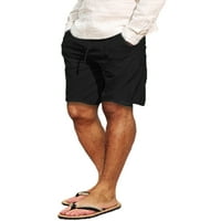 Crianlook Muškarci klasične-fit Stretch Golf kratke čvrste boje na plaži Kratke hlače Comfy labavi fit