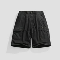 Binmer muški kratke hlače Cleanceunceoori casual patchwork color gumb Multi-džepne sportske hlače