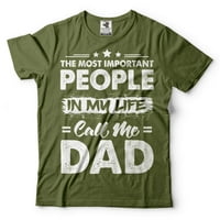 Muške majice Nazovite me tata majica Dan Dan Day Dabove Tata majica Otac Košulja