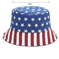 Men Sklopivi dan Ribar kap za sunčanje Žene Hat Neovisnosti Šešir Ispis bejzbol kape kašike HATS Blue