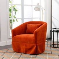 Struga za okretni fotelja za 360 stupnjeva posteljina narančasta