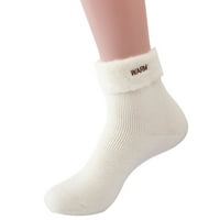 Riforla zimska puna boja pletiva plišane tople čarape Početna Čarapa Skijaške čarape Mjesečeve čarape