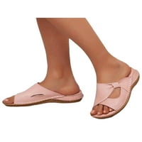 Colisha ženske papuče kliznu na klin sandale izdubljene slajdove Dnevne lagane ljetne cipele debele