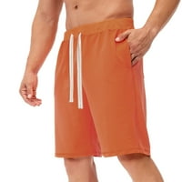 Hanxiulin casual s džepovima Čvrsti kratke hlače na plaži Sportski šorcs Hratke za muškarce Letnje muške