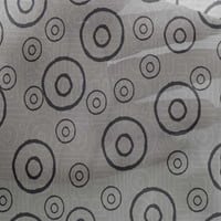Onuone Georgette viskoza Tkanini Geometrijski i kružni blok tiskano plovidbena tkanina BTY Wide