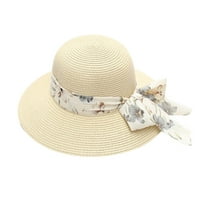 Manxivoo slamne šešire za žene ljetni šeširi za žene široka bongracija žene slamnati plaža šešir Little