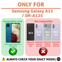 Osobni poklopac tankog telefona Kompatibilan je za Samsung Galaxy A12, elegantan geometrijski print,