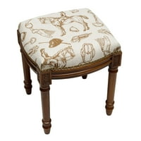 Kempf posteljina tapecirana stolica za tapeciranje, boja: karamel Wood Whith, presvlaka materijal: