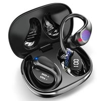Bežični uši za Bluetooth 5. Slušalice 40hraju Sportske slušalice sa dvostrukim LED ekranom, Bluetooth