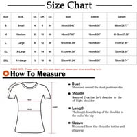 Zunfeo T majice za žene - čvrste labave ležerne vrhove Novi dolasci V izrez Svježe odabrani modni vrhovi