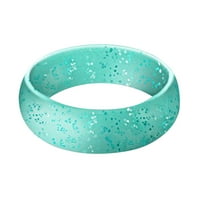 Silikonski prsten široki prsten joga zvona sportski prsten biserni svijetli silikonski prsten serija