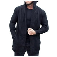 Muška minimalistički stil kardigan jakna Classic Trendy dugih rukava mekani kaputi Udobne zabave poslovne