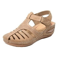 Žene Ljetne sandale, sandale za obnavljanje plaža, Bohemia Anklea Sheep cipele, kauzalne komforne okrugle