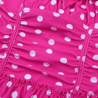 Aislor Big Girls jednodijelni halter kupaći kostim Polka Dots Ruffle kupaći kostimi za kupanje suknje
