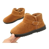 Welliumiy Childrene čizme Plišani zimski čizbi Povuci na gležnjačim čizme hladnim vremenom tople cipele